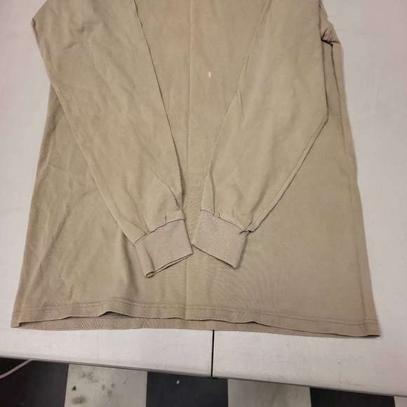 Pluma Heavyweight Cotton Long Sleeve Shirt XL Made in USA Tan Khaki Menswear - Picture 12 of 13